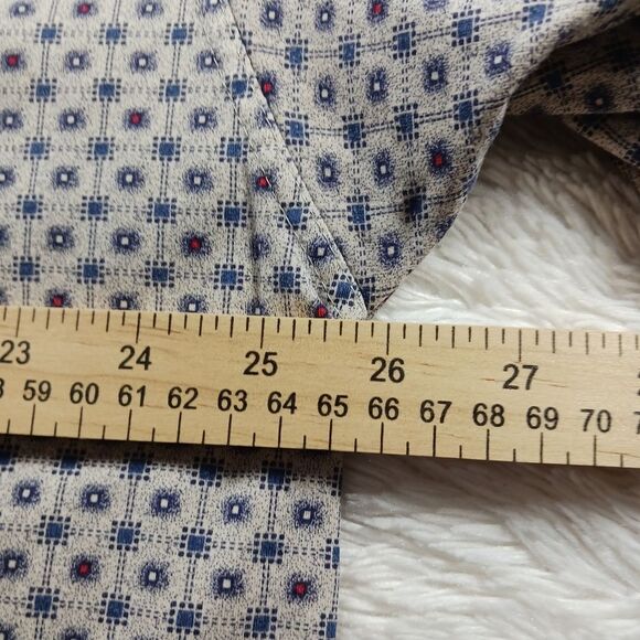 Ping Collection Men's LargeMercerized Combed Cotton Golf Polo. Blue Geo Print... - Picture 9 of 10